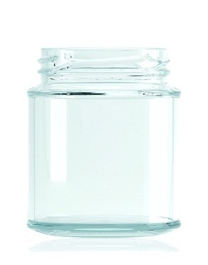 Tarro o Bote de cristal para miel A 370 ml TO 63 sin Tapa 16 Unidades