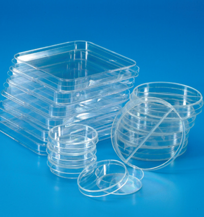 Cajas Petri de Plastico